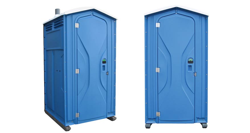 Long-term porta potty units on site in Crestview, Florida